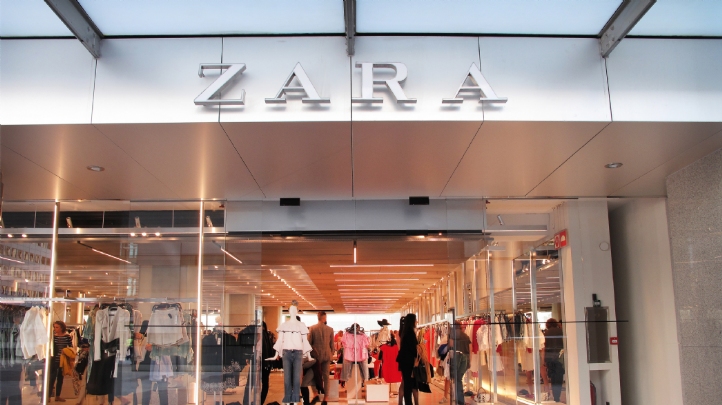 The majority of high-street clothes are currently made from textile blends, which are hard to recycle and commonly contain fossil-fuel-derived content. Image: Inditex